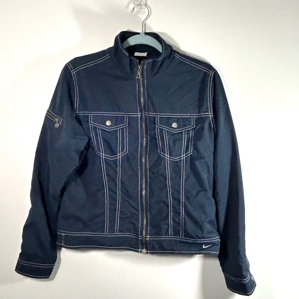 Vintage Y2K Nike Trucker Style Jacket – Size Medium – Pristine Condition
